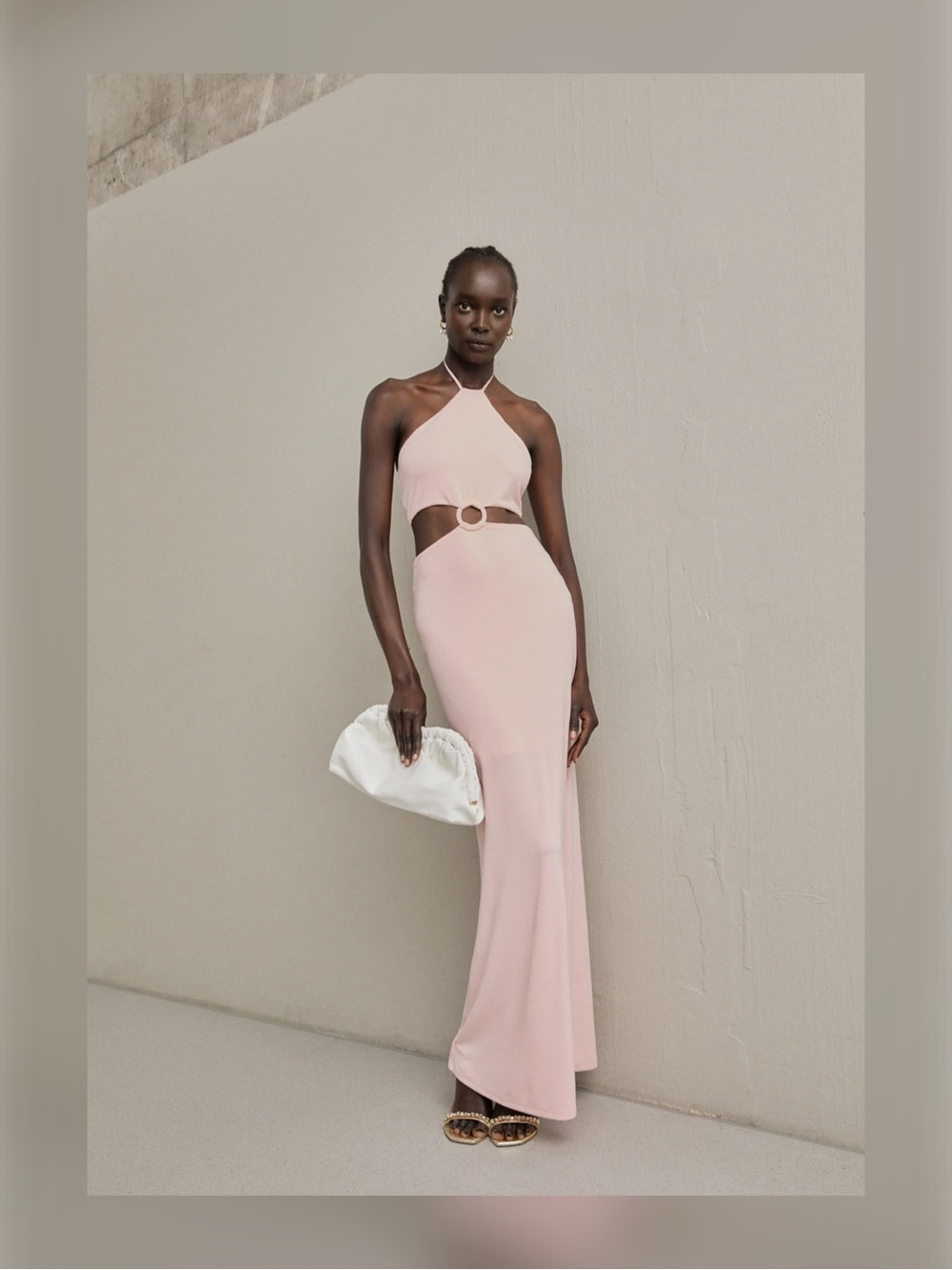 ALICE + OLIVIA Marguerite Cutout Long Dress - Picture 6 of 6